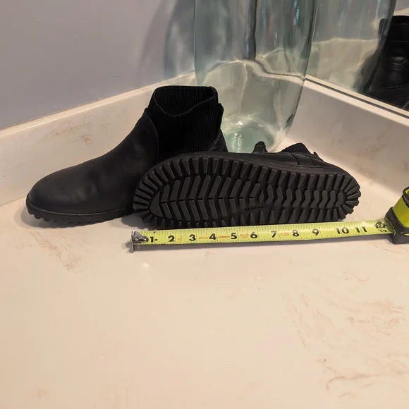 Black Ankle Boots for Women - Picture 3 of 4